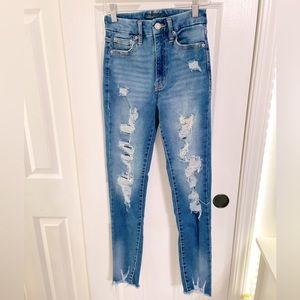 Aeropostale super high rise curvy jegging